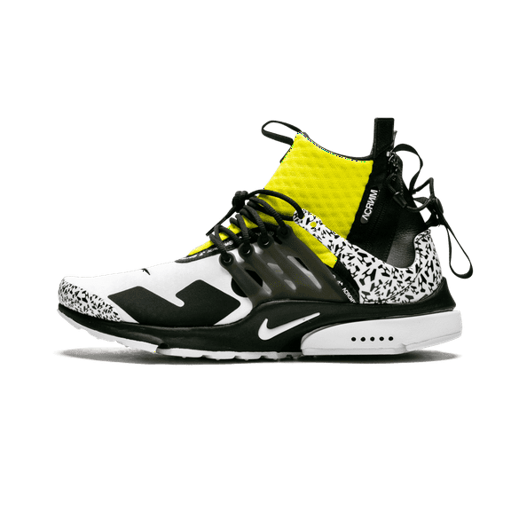 NIKE MENS Air Presto Mid/Acronym "Acronym - Dynamic Yellow" AH7832 100 from Stadium Goods