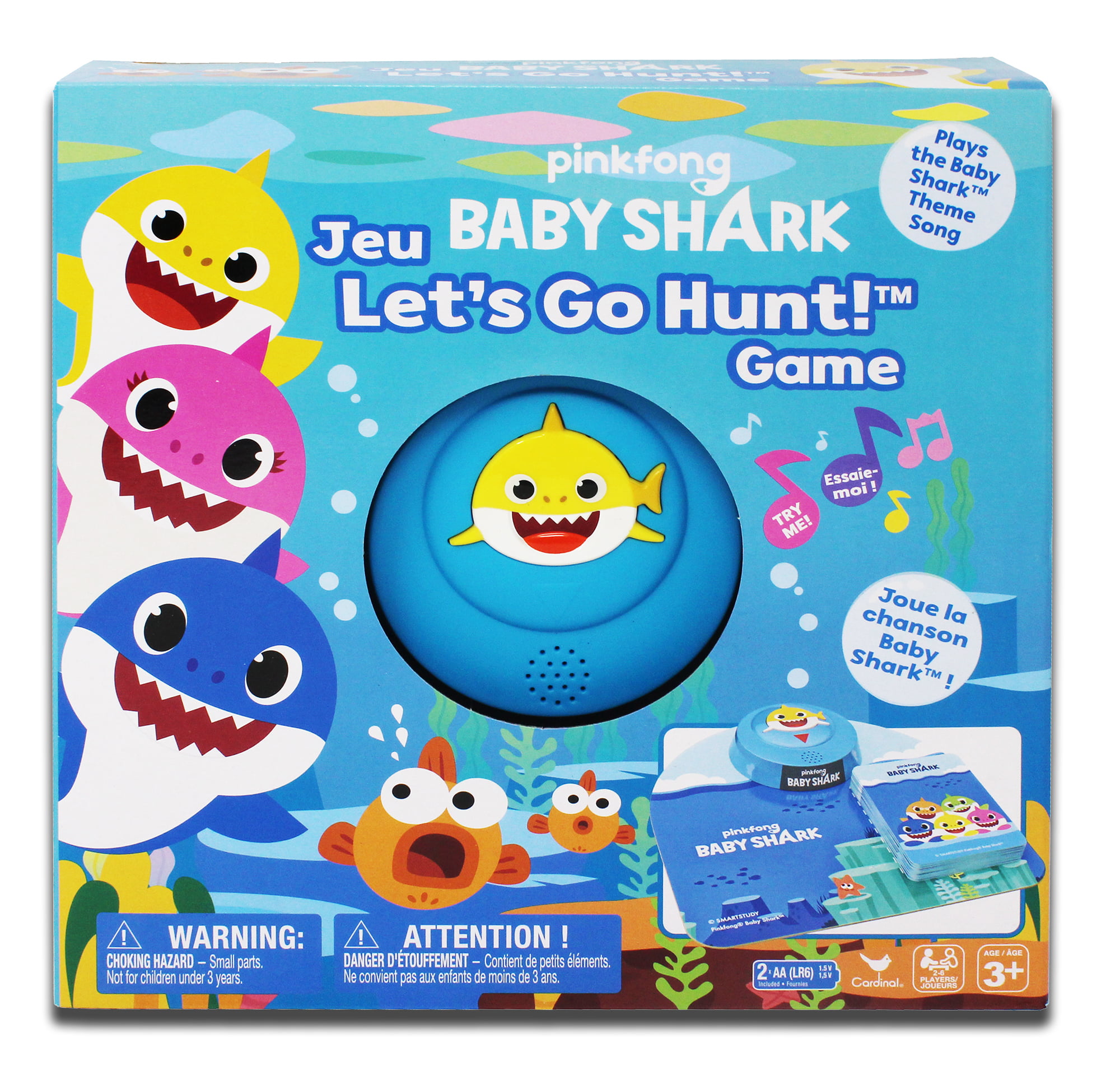 Pinkfong Baby Shark Let S Go Hunt Card Game Walmart Com Walmart Com - roblox id code for let it go annoying sound but funny