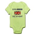 thumbnail image 1 of CafePress - Born American, British By Hea Infant Creeper - Baby Light Bodysuit, 1 of 1