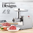 thumbnail image 5 of Alpine Cuisine Stainless Steel Electric Meat Grinder 1000W with UL Approval, High Capacity Meat Tray Blade Sausage Stuffer Maker Meat Claws, Food Meat Grinder for Home Kitchen Use & Easy to Clean, 5 of 7