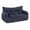 Big Size Blue, variant on 2-Person Foam Filled Bean Bag Chair, Plush Corduroy Lazy Sofa