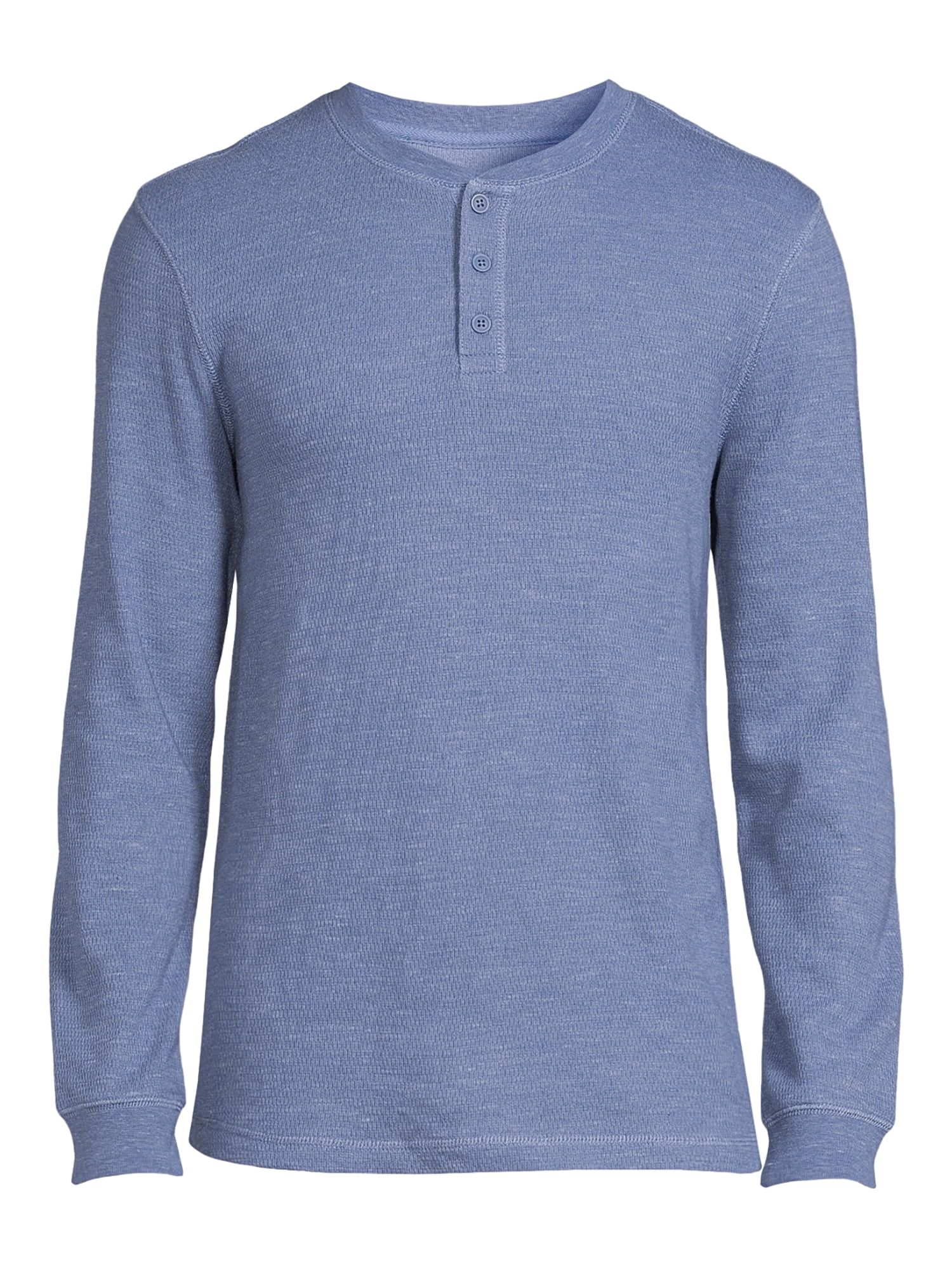 George Men's and Big Men's Long Sleeve Thermal Henley Shirt