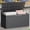 Dark Gray&Mesh, variant on Uforic 100 Gallon Large Resin Deck Box, Waterproof Lockable Outdoor Storage Container for Patio Garden, Dark Brown