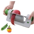 thumbnail image 1 of Rebanador de hojas vegetales, pelador, cortador, espiralizador, rollos de patata Sailing Electrónica, 1 of 5