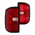 thumbnail image 1 of Anzo 311292 Sequential Fiber Optic LED Tail Light for 2014-2019 Chevy Silverad0 1500 & 3500 - Red & Chrome, 1 of 2
