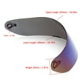 thumbnail image 3 of Motorcycle Wind Shield Helmet Lens Visor Full Face Replacement for Moto Helmet K1 K3SV K5, 3 of 8