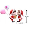 thumbnail image 4 of Couple Cute Ornaments for Car, Cartoon Car Dashboard Decorations, Car Decoration Cute Cartoon Couples Action, Car Decorations Interior (1 Pair+Balloon 01), 4 of 8