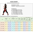 thumbnail image 3 of Ninja Full Costume Set, Full Set Black Gold Ninja Costume Outfit, Hooded Mask Warrior Suit With Belt Wrist Ankle Straps for Halloween Martial Arts Cosplay,Black Fighter Costume Set, Black L, 3 of 4
