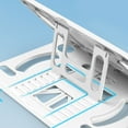 thumbnail image 5 of Gecau Plastic Tablet Phone Stand Portable Heat Upgraded Loading Laptop Stand White 9.4x9 Inch Home Essentials, 5 of 5