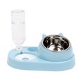 thumbnail image 2 of Comedero para Perros, Dobles de Acero Inoxidable para Cachorros Y Gatos, para Alimentos, Sunnimix dispensador de agua para gatos, 2 of 7
