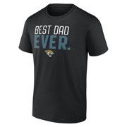 Men's Black Jacksonville Jaguars Best Dad Ever Team T-Shirt