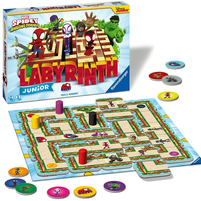 Labyrinth Junior Game Ravensburger Spidey y sus increíbles amigos