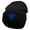 Black, variant on Wolf Embroidered 12 inch Acrylic Cuffed Long Beanie - Black OSFM
