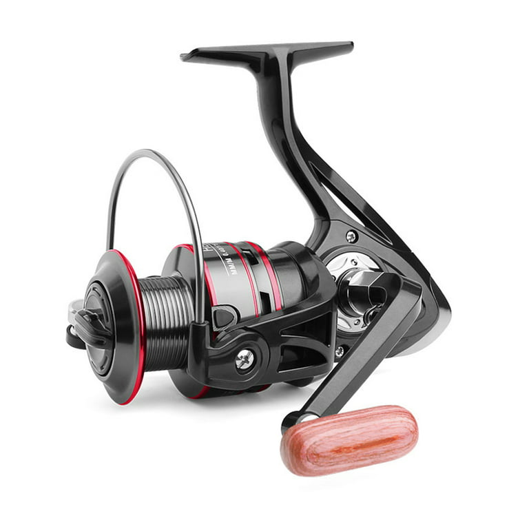 Hb500-hb6000 Heavy Duty Spinning Reel Saltwater Offshore Fishing Reel Max Drag 18lbs, Size: HB1000, Black