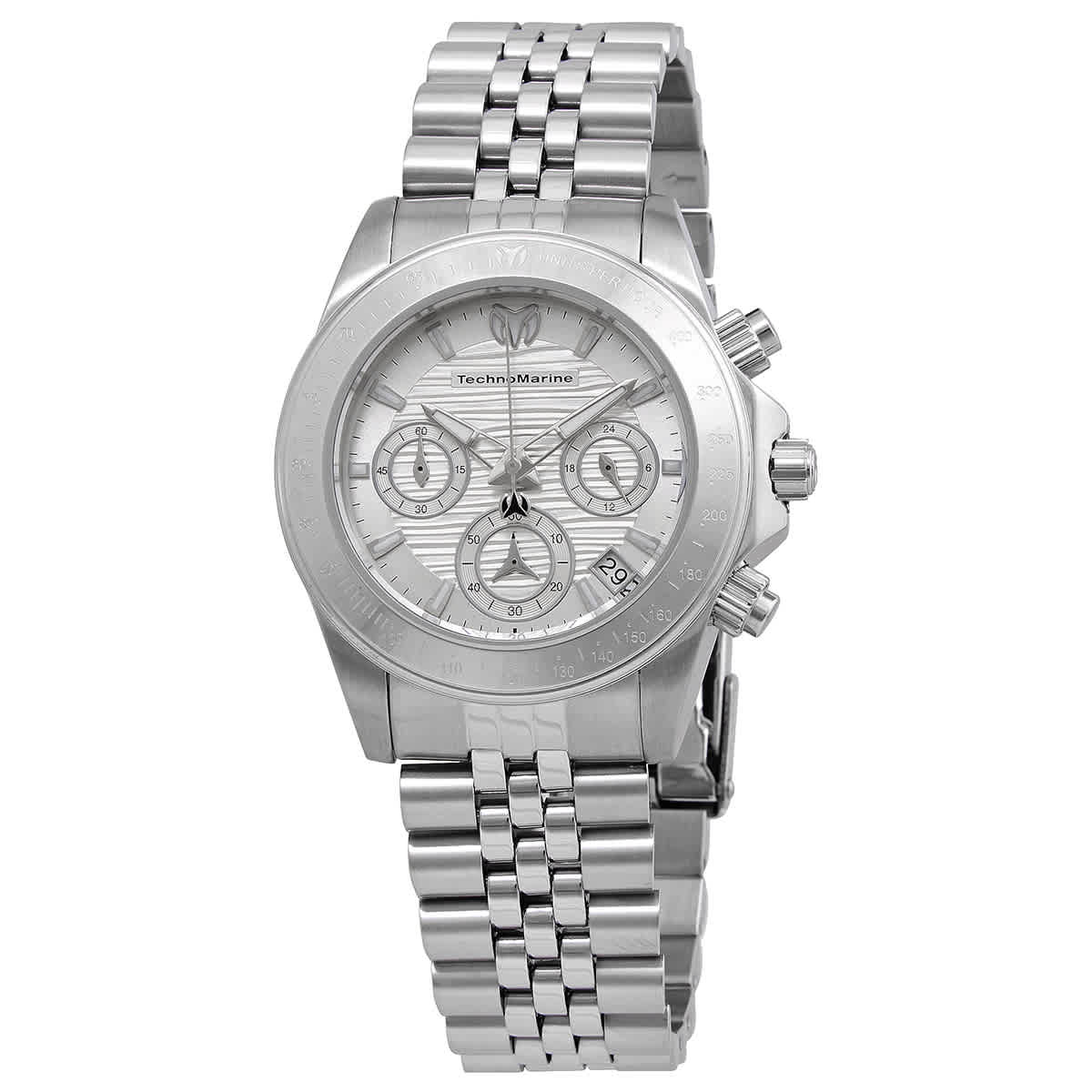 Technomarine Manta Ray Chronograph Quartz White Dial Ladies 