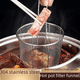 thumbnail image 1 of Colador especial para ollas calientes de uso doméstico con gancho, artefacto para carne hervida, canasta de malla de acero inoxidable 304, canasta de filtro de hilo frito para fideos, 1 of 5