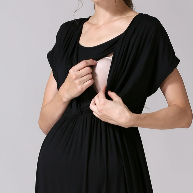 Long nursing dresses best sale