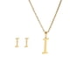 thumbnail image 1 of Pendientes para mujer, regalos para mujer, regalo de moda para mujer, 26 letras en inglés, nombre, cadena, collar, colgante, juego de pendientes, pulsera, collar, 1 of 3