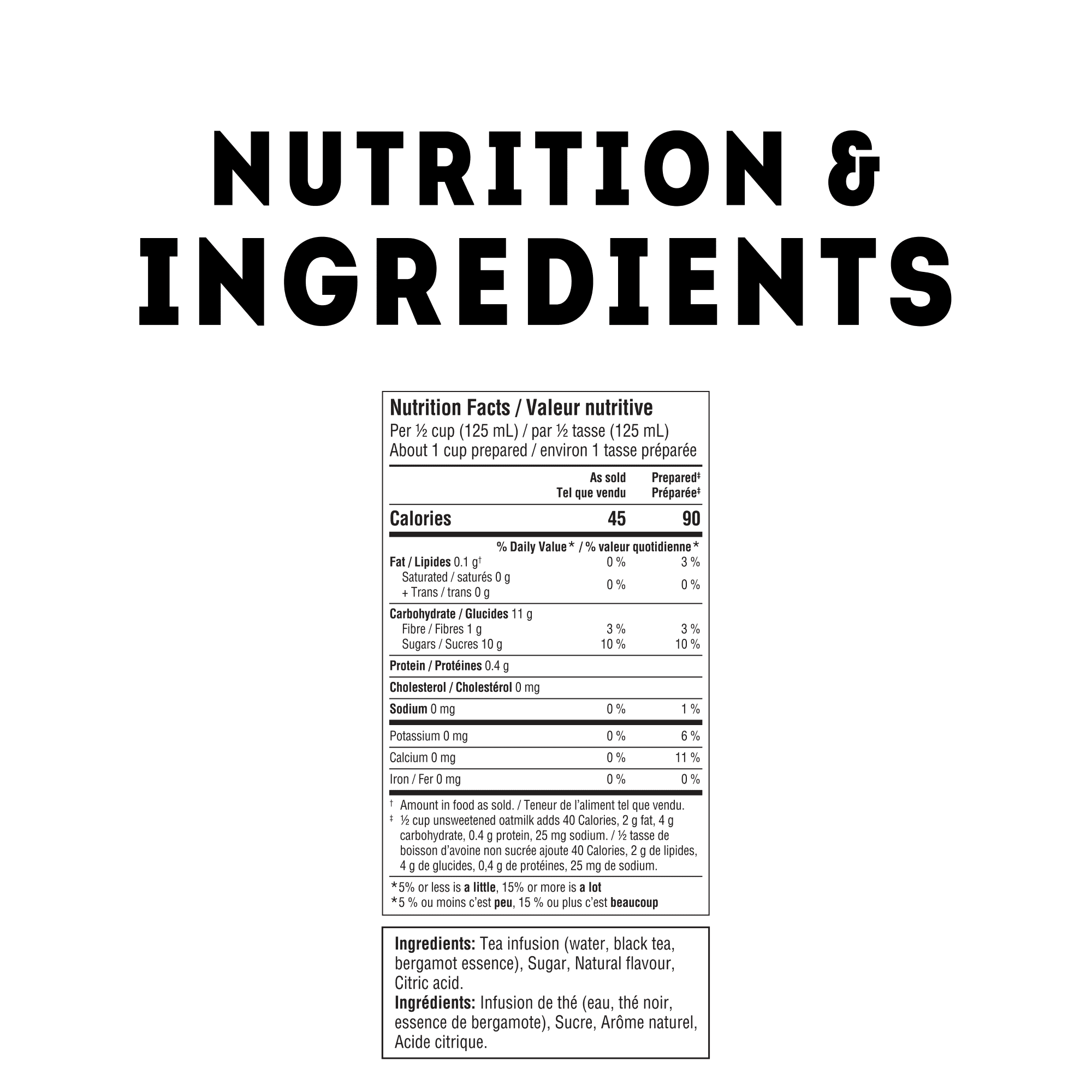 TAZO LONDON FOG CONC - FRENCH TAZO LONDON F LATTE