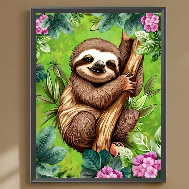 Cuadros Decorativos 5D DIY completo taladro redondo diamante pintura perezoso Kit decoración del hogar arte artesanal(1) Wdftyju embutido en tela