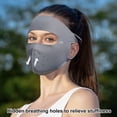 thumbnail image 3 of tasrioml Sunscreen Face Guard Lightweight Ice Silk Fabric Cool Breathable 360 Degree Sun Protection Riding Face Guard, 3 of 8