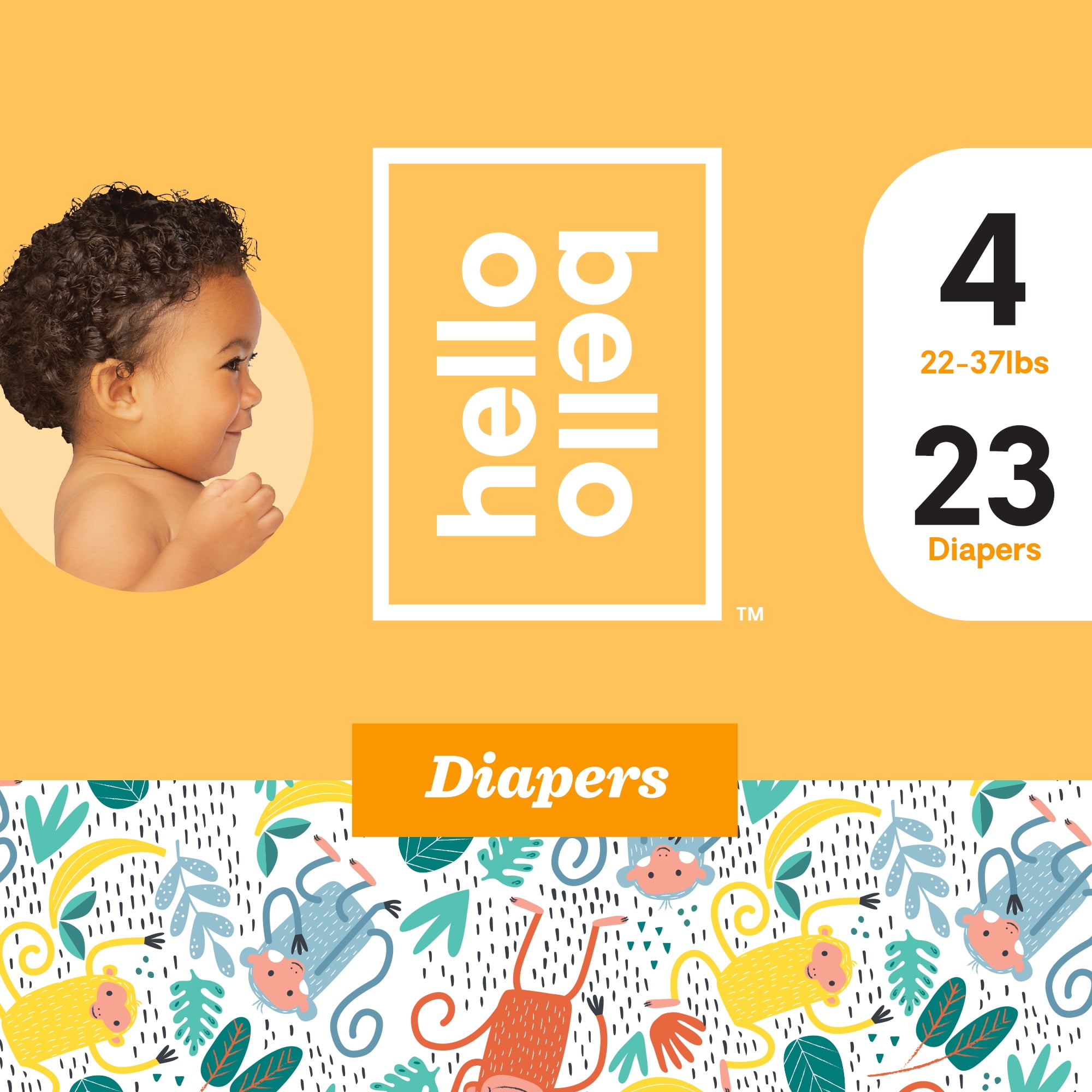 Hello Bello Diapers Goin' Bananas Size 4 (23ct)