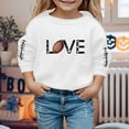 thumbnail image 2 of Toddler Girls' Fashion Sweatshirts Boy Unisex Long Sleeve Soft Graphic Kids Crewneck Cute Pullover Tops Clothes for Girls Size 4-5T, 2 of 4