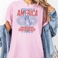 thumbnail image 3 of United States 250 Years Anniversary T-Shirt – Vintage Independence Day Graphic Tee, 3 of 6