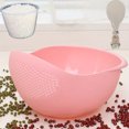 thumbnail image 1 of 1pc/2pcs/3pcs Multi-Functional Kitchen Washing Basket Basin - Drain Water  Wash Rice  Perfect For Cleaning Vegetables And Fruits  And More With Convenient Features - Ideal For Various Use, 1 of 7