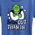 thumbnail image 3 of Shrek - Better Out Than In - Women's Short Sleeve Graphic T-Shirt, 3 of 5