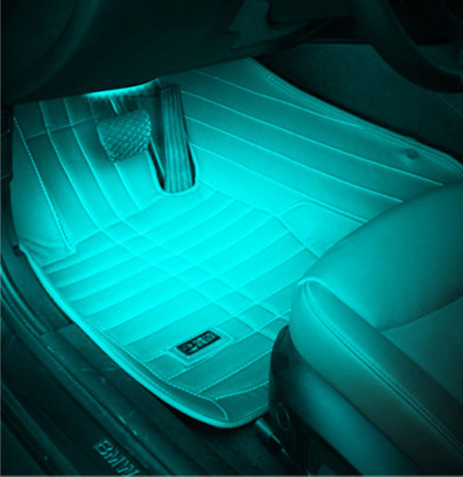 Car LED Strip Light, EJ's SUPER CAR 4pcs 36 LED Car Interior Lights Under  Dash Lighting Waterproof Kit,Atmosphere Neon Lights Strip for Car,DC 12V(Ice  Blue)