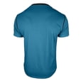 thumbnail image 3 of Men Henley Short Sleeve T Shirt Casual Button Down Slim Fit Soft Lightweight Breathable Top Tee for Daily Wear Blue 3XL, 3 of 5
