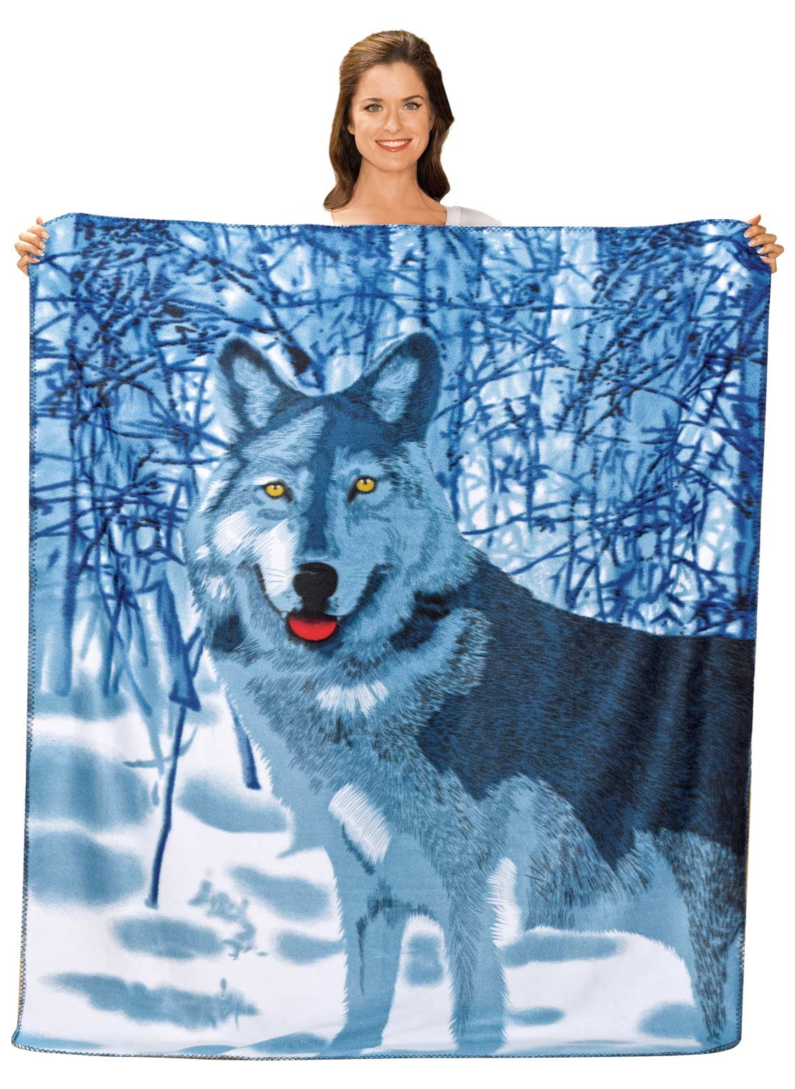 Animal Fleece Throw