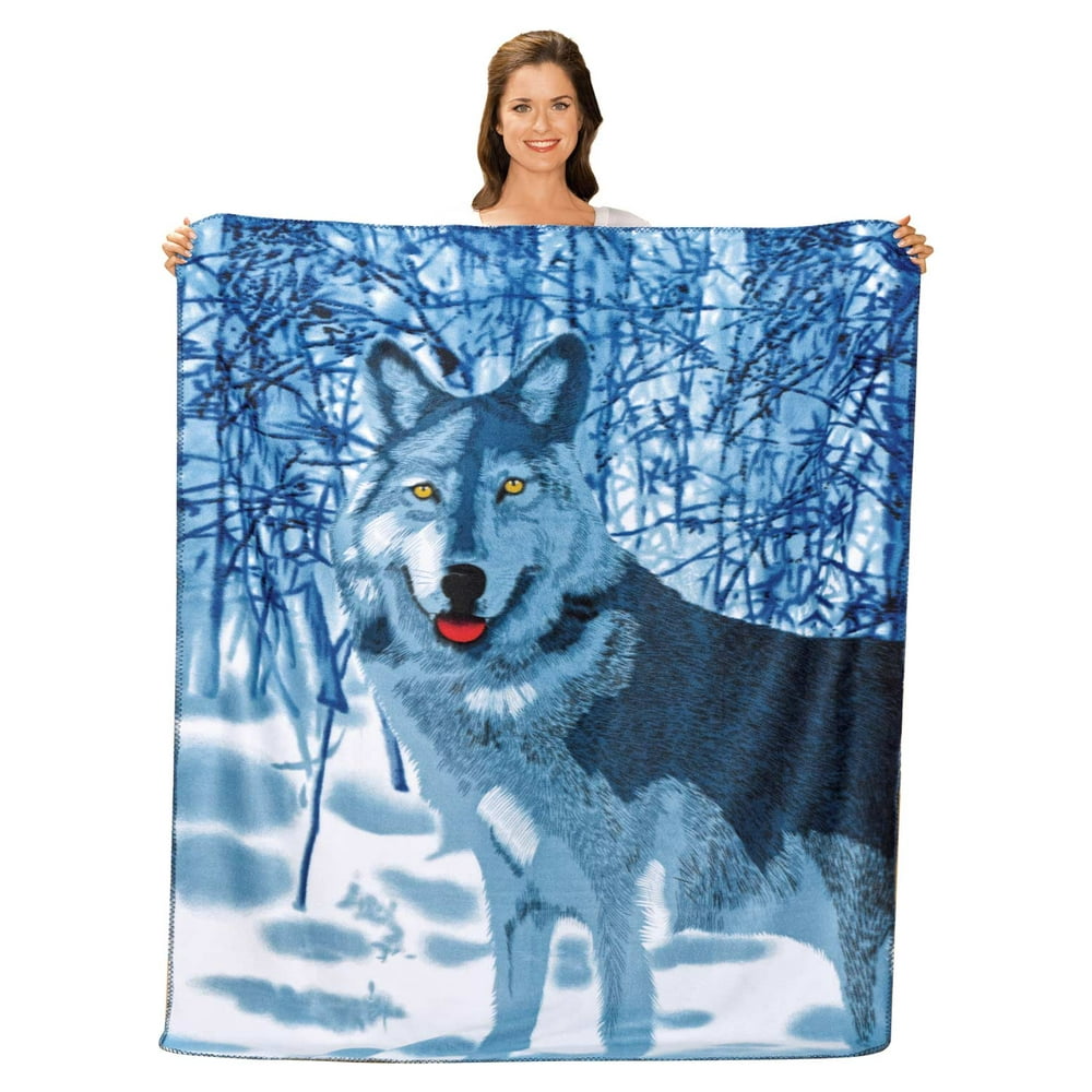 Animal Fleece Throw