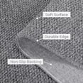 thumbnail image 3 of CAROMIO 2' x 6' Runner for Hallway Solid Textured Vintage Rug Non Slip Throw Rugs Bedroom Rug, Gray, 3 of 6