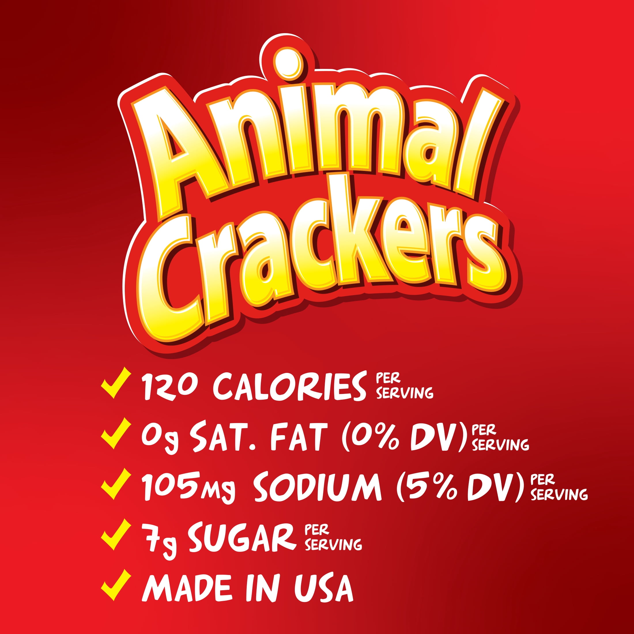 (2 pack) Stauffer's Original Animal Crackers, 1.5 oz, 12 count