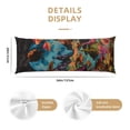 thumbnail image 3 of Lsque Galactic Jungle Dinosaurs Body Pillow Case Cover,Ultra-Soft Microfiber Bed Pillow Cases 20x54 inches,Elegant Bedding,Breathable Durable Pillow Cover with Envelope Closure, 3 of 8