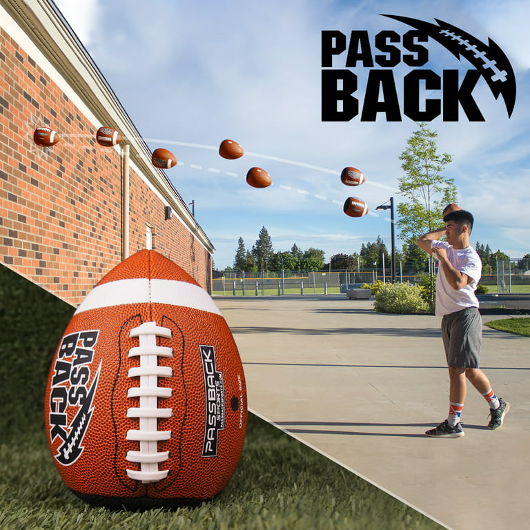  Passback Official Composite Football, Ages 14+, High School  Training Football, (Ships Deflated) : Sports & Outdoors