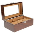thumbnail image 1 of Miangastore Elegant Watch Storage Box 3 Slots Watch Display Box Jewelry Case Organizer, 1 of 9