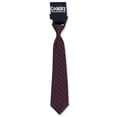 thumbnail image 2 of Cookies Boys' Banded Tie Color: navy/burgundy/white *stripe #392* Size: 16", 2 of 3