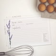 thumbnail image 2 of 50 Dashleigh Lavender Recipe Cards, Water Resistant, 4x6 inches, 2 of 5
