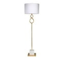thumbnail image 1 of Benjara BM229447 Metal Floor Lamp with Infinity Accent & Tubular Support, Gold, 1 of 5