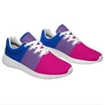 thumbnail image 6 of Bisexual Flag Shoes Womens Mens Tennis Sneakers Lightweight Athletic Running Shoes White Size 11.5, 6 of 7