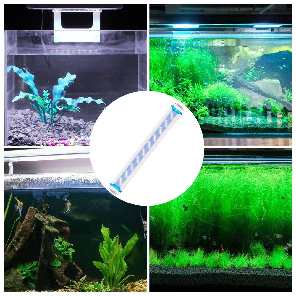 LED Aquarium Light Fish Tank Plant Lighting Blue&White Light Bulb Marine flower 