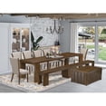 thumbnail image 3 of Luxe by East West Furniture 10 Pieces Extendable Dining Set Includes a Rectangle Kitchen Table, 3 of 3