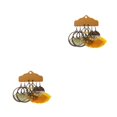 thumbnail image 3 of Minnieouse Pendientes coreanos Retro grandes para mujer ochocientos treinta y tres 2piezas, 3 of 6