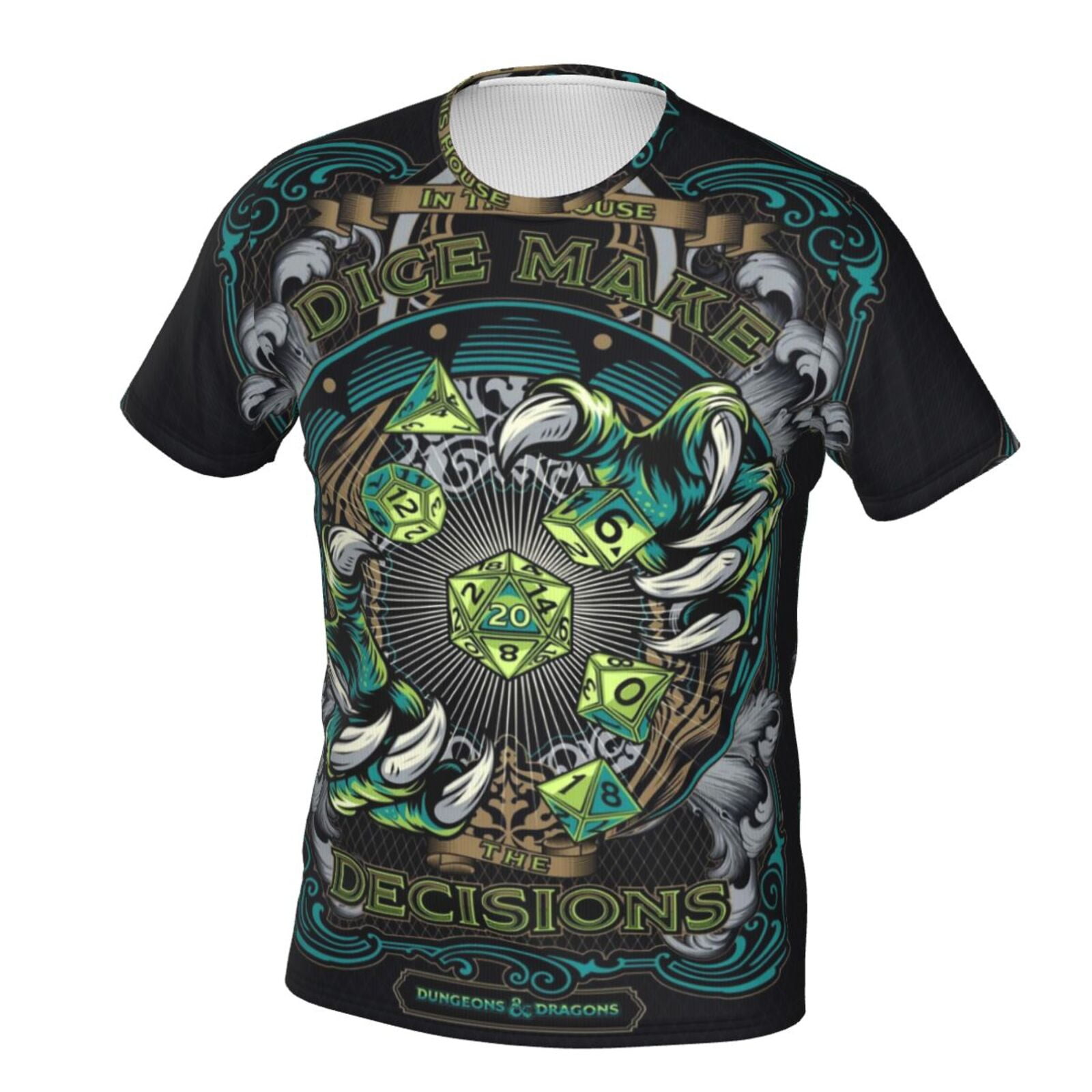 【送料関税込】DND4DES chain design T-shirt DND4DES Layered-Chain Graphic T-Shirt