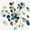 Unframed, variant on Art.com Blue Leaves Branch Stretched Canvas Print Wall Art by Asia Jensen, 16" x 16"