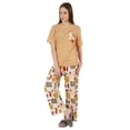 thumbnail image 3 of Inkmeso Printed Nightwear 2 Pc Pajama Set For Women's Short Sleeves Soft Sleepwear, 3 of 7