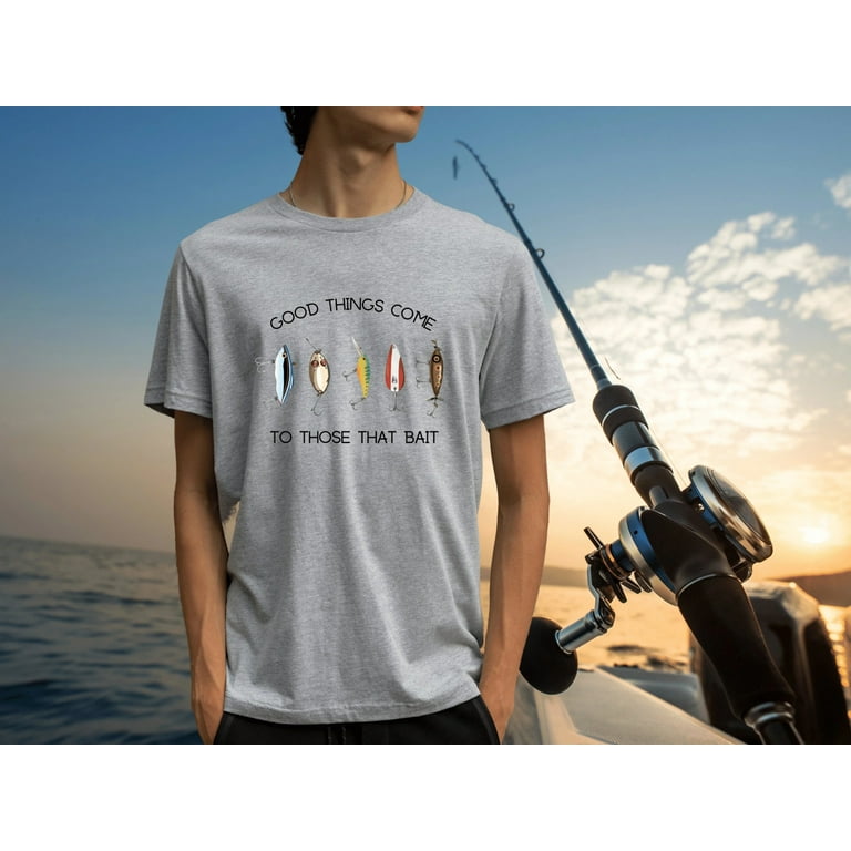 Fishing Gifts for Men, Good Things, Fishing T-Shirt, Fishing Gear for Men, Fishing  Gear for Women, Fishing Lures, Fishing Lure Gift 